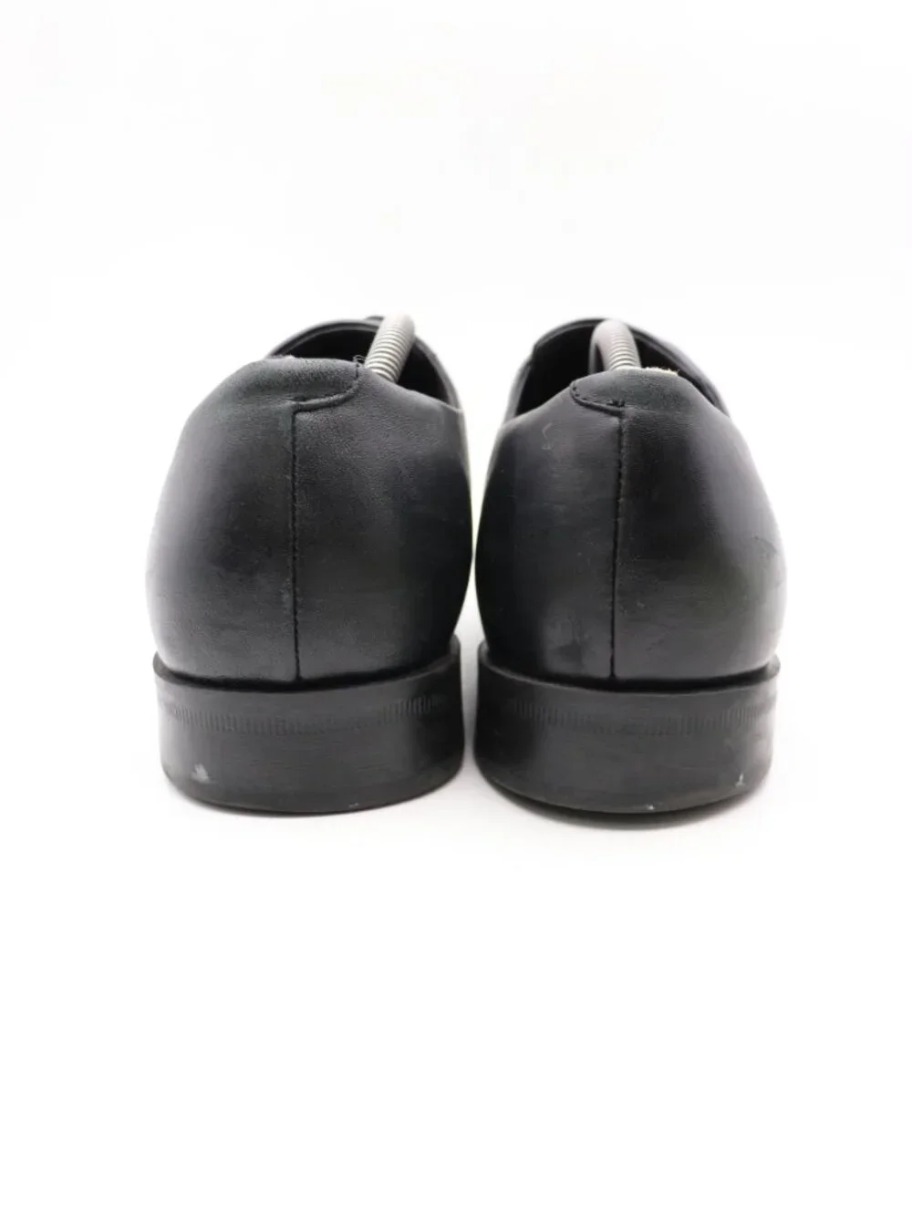 Hugo Boss Plain Toe Men's Size 11 Black Leather Lace Up Dress Shoes Oxford Derby
